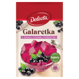DELECTA Galaretka o smaku czarnej porzeczki 70 g