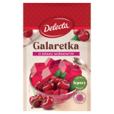 DELECTA Galaretka o smaku wiśniowym 70 g