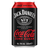 JACK DANIELS Tennessee Whiskey&Coca-Cola Zero (puszka zwrotna) 330 ml