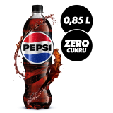PEPSI-COLA ZERO CUKRU Napój gazowany bez cukru 850 ml