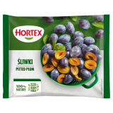 HORTEX Śliwki węgierki bez pestek mrożone 450 g