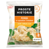 PROSTE HISTORIE Pierogi ze szpinakiem i brokułami 450 g