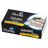 DUNIAFOOD Sardynki w oleju słonecznikowym 125 g
