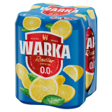 WARKA Radler CYTRYNA Piwo bezalkoholowe 4x500ml (puszka zwrotna) 2 l