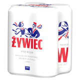 ŻYWIEC Piwo 4x500ml (puszka zwrotna) 2 l