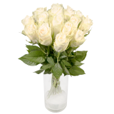 MIMEA Róże Białe 35cm x 10 sztuk 1 szt