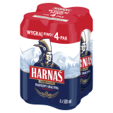 HARNAŚ Piwo 4x500ml (puszka zwrotna) 2 l