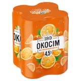 OKOCIM MOCNA POMARAŃCZA Piwo 4x500ml (puszka zwrotna) 2 l