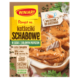 WINIARY Pomysł na... Kotleciki schabowe w sosie z zielonym pieprzem + WORECZEK DO PIECZENIA 40 g