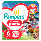PAMPERS Pants Pieluchomajtki Psi Patrol Rozmiar 6 (15kg+) 60 szt. 1 szt