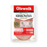 OLEWNIK Kiełbasa krakowska sucha pieczona 90 g