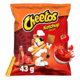 CHEETOS Chrupki kukurydziane o smaku ketchupowym 43 g