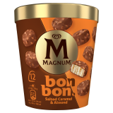 MAGNUM BONBON Czekoladki lodowe salted caramel & almond 208 ml