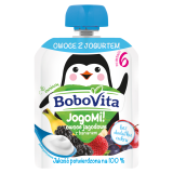 BOBOVITA JogoMi! Owoce jagodowe z bananem po 6. miesiącu 80 g