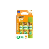 BIC ECOlustions Klej w sztyfcie 3szt 56 g