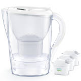 BRITA Dzbanek z filtrem Marella biały + 3 MAXTRA PRO Pure Performance 1 szt