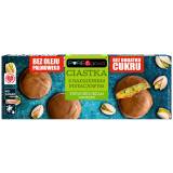PURE&GOOD Ciastka z kremem pistacjowym w czekoladzie mlecznej bez dodatku cukru 96 g