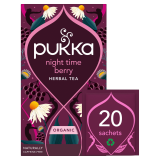 PUKKA Herbata ziołowa Night Time Berry BIO 20 torebek 32 g