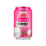 OSHEE SPARKLING Napój gazowany o smaku czerwonych winogron i dragonfruit 330 ml