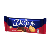 DELICJE SZAMPAŃSKIE Biszkopty z galaretką wiśniową 147 g