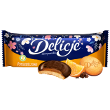 DELICJE SZAMPAŃSKIE Biszkopty z galaretką pomarańczową 147 g