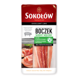 SOKOŁÓW Boczek surowy wędzony - plastry 100 g