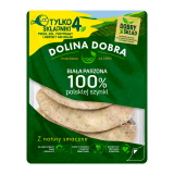 DOLINA DOBRA Kiełbasa biała parzona 100% Polskiego Mięsa 375 g