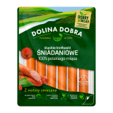DOLINA DOBRA Śląskie kiełbaski śniadaniowe 100% mięsa 200 g