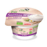 EKO ŁUKTA Śmietana bez laktozy 18% BIO 200 g