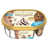 CARTE D'OR Lody waniliowe soft & crunchy z sosem czekoladowym i wafelkami 750 ml