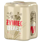 ŻYWIEC BIAŁE piwo 4x500ml (puszka zwrotna) 2 l