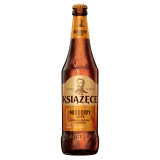 KSIĄŻĘCE Miodowy Lager (cena zawiera 1 zł kaucji za butelkę) 500 ml