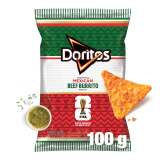 DORITOS Chipsy kukurydziane o smaku burrito z wołowiną 100 g