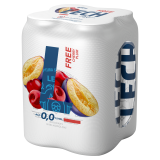 LECH Free Cherry Plum Piwo bezalkoholowe 4x500ml (puszka zwrotna) 2 l