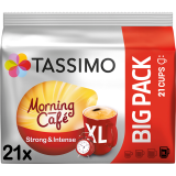 TASSIMO Morning Cafe Strong & Intense XL Kawa w kapsułkach (21 kapsułek) 164 g