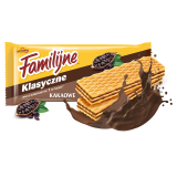 JUTRZENKA Familijne Wafle o smaku kakaowym 180 g