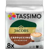 TASSIMO Jacobs Cappuccino Classico Kawa w kapsułkach (8 kapsułek) 260 g