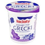 ŁACIATY Jogurt grecki naturalny bez laktozy 400 g