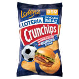 CRUNCHIPS Chipsy ziemniaczane o smaku amerykańskiego burgera 130 g