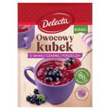 DELECTA Owocowy Kubek Kisiel o smaku czarnej porzeczki 30 g