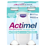ACTIMEL Napój mleczny naturalny bez dodatku cukrów (4 szt.) 400 g