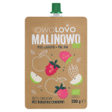 OWOLOVO Mus jabłko malina BIO 200 g