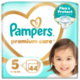 PAMPERS Premium Care Pieluchy rozmiar 5 junior (11-16 kg) 44 szt 1 szt