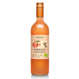 DELIKATNA Kombucha ekologiczna brzoskwiniowa o smaku kwiatu pomarańczy BIO 750 ml