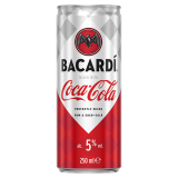 BACARDI RUM & COCA-COLA Napój alkoholowy (puszka zwrotna) 250 ml