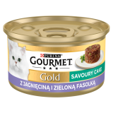 GOURMET Gold Karma dla kotów z jagnięciną i zieloną fasolą 85 g