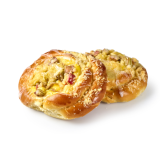 GRZYBKI Drożdżówka z rabarbarem 130 g