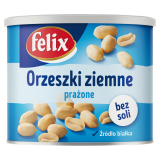FELIX Orzeszki ziemne light prażone bez tłuszczu i soli 140 g