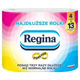 REGINA Papier toaletowy Najdłuższe rolki 4 szt. 1 szt
