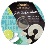 CASTELLO Serek kremowy dekorowany limonka i kokos 125 g